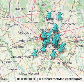 Mappa Milano, 20151 Milano MI, Italia (10.0635)