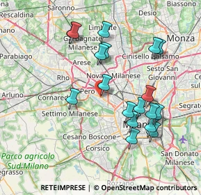 Mappa Via Cefalù, 20151 Milano MI, Italia (7.53167)