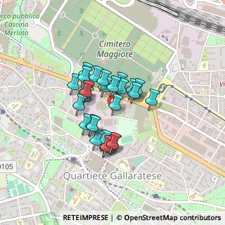 Mappa Via Cefalù, 20151 Milano MI, Italia (0.29286)