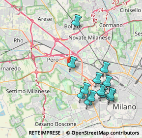 Mappa Via Cefalù, 20151 Milano MI, Italia (4.06077)