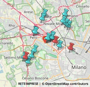 Mappa Milano, 20151 Milano MI, Italia (3.1725)