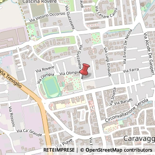 Mappa Via Guzzasete, 28, 24043 Caravaggio, Bergamo (Lombardia)