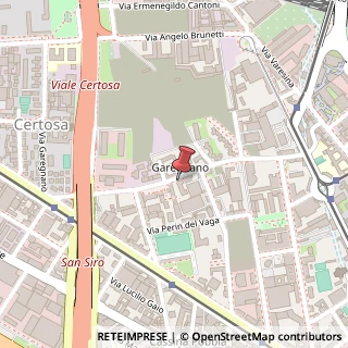 Mappa Via Barnaba Oriani, 47, 20156 Milano, Milano (Lombardia)