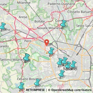 Mappa Via Barnaba Oriani, 20156 Milano MI, Italia (5.8775)