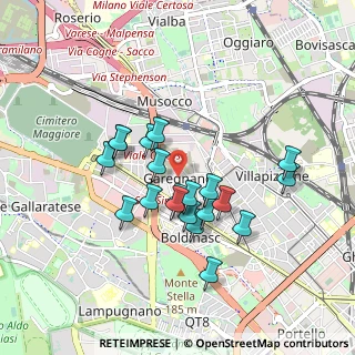 Mappa Via Barnaba Oriani, 20156 Milano MI, Italia (0.7655)