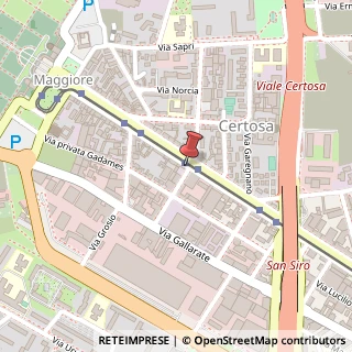 Mappa Viale Certosa, 267, 20151 Milano, Milano (Lombardia)