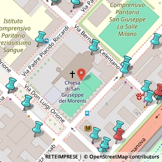 Mappa Via Bernardo Celentano, 20132 Milano MI, Italia (0.09615)
