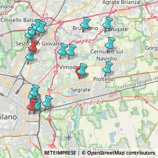 Mappa Via Papa Giovanni XXIII, 20054 Segrate MI, Italia (5.04556)