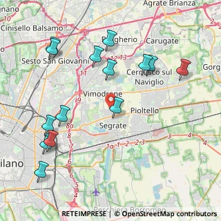 Mappa Via Papa Giovanni XXIII, 20054 Segrate MI, Italia (4.74714)