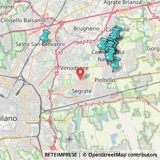 Mappa Via Papa Giovanni XXIII, 20054 Segrate MI, Italia (4.18882)