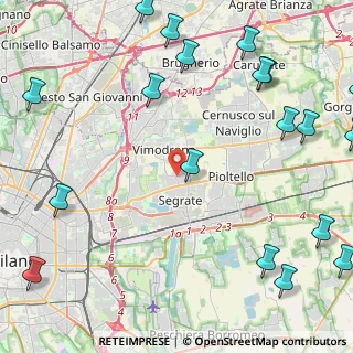 Mappa Via Papa Giovanni XXIII, 20054 Segrate MI, Italia (6.668)