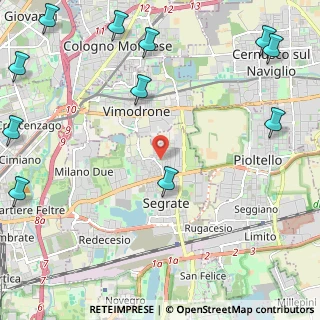 Mappa Via Papa Giovanni XXIII, 20054 Segrate MI, Italia (3.32727)