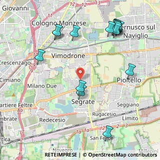 Mappa Via Papa Giovanni XXIII, 20054 Segrate MI, Italia (2.56375)