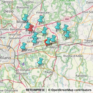 Mappa Via del Lavoro, 20060 Vignate MI, Italia (6.63)