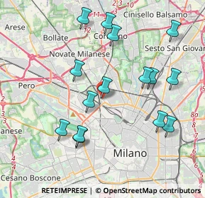 Mappa Via Giovanni Battista Varè, 20158 Milano MI, Italia (4.02533)