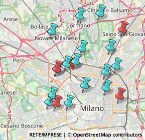 Mappa Via Giovanni Battista Varè, 20158 Milano MI, Italia (3.76368)