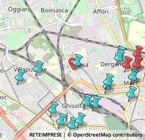 Mappa Via Giovanni Battista Varè, 20158 Milano MI, Italia (1.356)