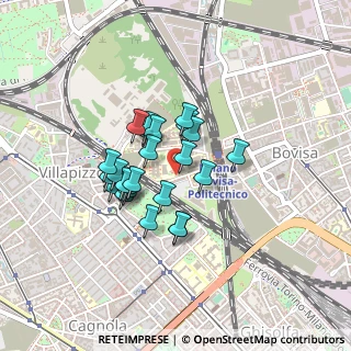 Mappa Via Privata Giuseppe La Masa, 20156 Milano MI, Italia (0.30833)