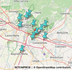 Mappa Via Ruggero Ruggeri, 25129 Buffalora BS, Italia (5.54)