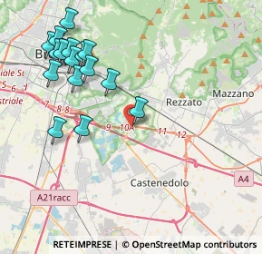 Mappa Via Ruggero Ruggeri, 25129 Buffalora BS, Italia (4.64882)