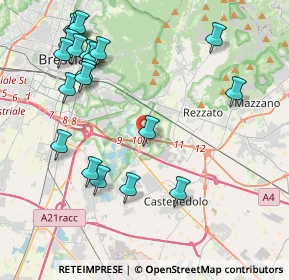 Mappa Via Ruggero Ruggeri, 25129 Buffalora BS, Italia (4.806)