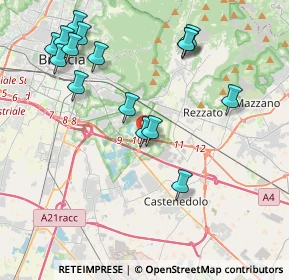 Mappa Via Ruggero Ruggeri, 25129 Buffalora BS, Italia (4.44)