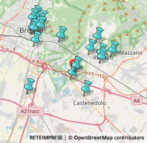 Mappa Via Ruggero Ruggeri, 25129 Buffalora BS, Italia (4.13353)