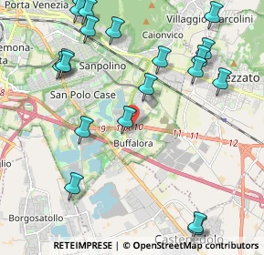 Mappa Via Ruggero Ruggeri, 25129 Buffalora BS, Italia (2.5985)