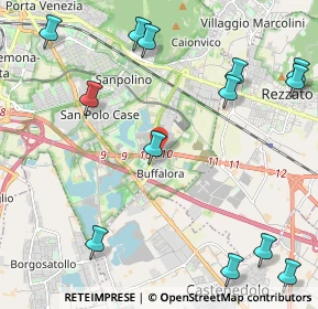 Mappa Via Ruggero Ruggeri, 25129 Buffalora BS, Italia (2.86154)