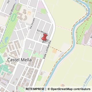 Mappa Via Alcide De Gasperi,  2, 25030 Castel Mella, Brescia (Lombardia)