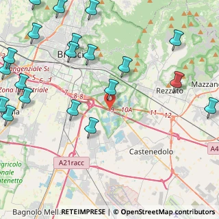 Mappa Via Casotti, 25134 Brescia BS, Italia (6.221)