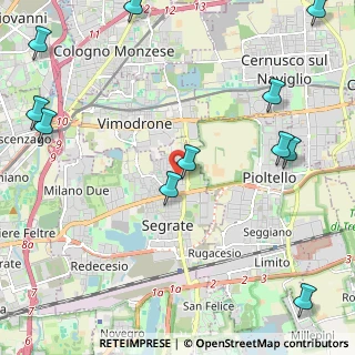 Mappa Via Miglioli, 20090 Segrate MI, Italia (3.03273)