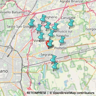 Mappa Via Miglioli, 20090 Segrate MI, Italia (2.82538)