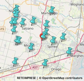 Mappa Via Antonio Pacinotti, 30038 Spinea VE, Italia (4.4905)