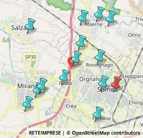Mappa Via Antonio Pacinotti, 30038 Spinea VE, Italia (2.20929)