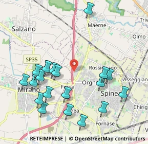 Mappa Via Antonio Pacinotti, 30038 Spinea VE, Italia (2.187)