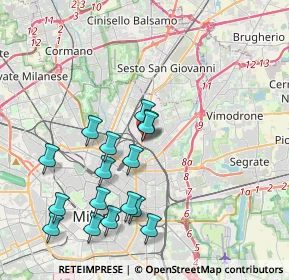 Mappa Via Privata della Torre, 20127 Milano MI, Italia (3.99688)