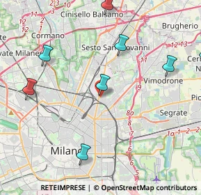 Mappa Via Privata della Torre, 20127 Milano MI, Italia (5.98727)