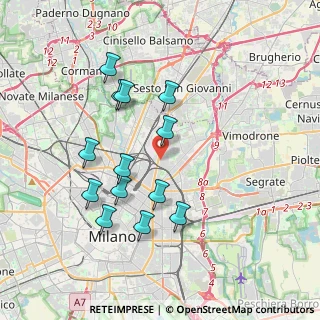 Mappa Via Privata della Torre, 20127 Milano MI, Italia (3.58385)