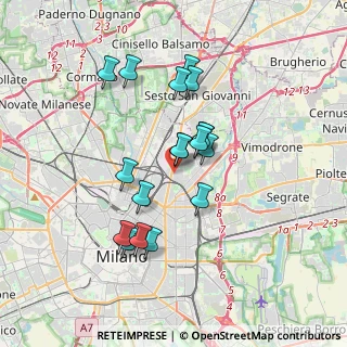 Mappa Via Privata della Torre, 20127 Milano MI, Italia (3.03111)