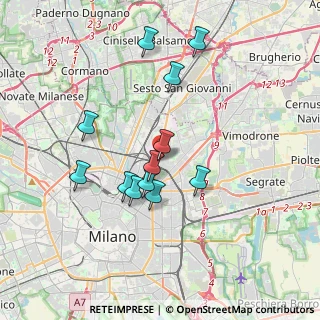 Mappa Via Privata della Torre, 20127 Milano MI, Italia (3.28583)