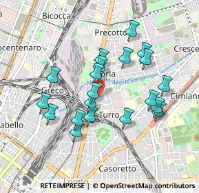 Mappa Via Privata della Torre, 20127 Milano MI, Italia (0.8425)