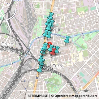 Mappa Via Privata della Torre, 20127 Milano MI, Italia (0.318)