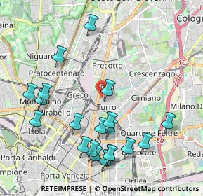 Mappa Via Privata della Torre, 20127 Milano MI, Italia (2.2725)
