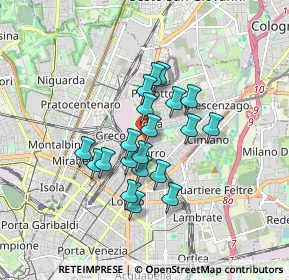 Mappa Via Privata della Torre, 20127 Milano MI, Italia (1.295)