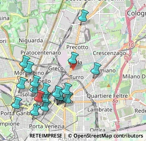 Mappa Via Privata della Torre, 20127 Milano MI, Italia (2.315)