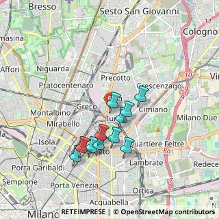 Mappa Via Privata della Torre, 20127 Milano MI, Italia (1.53273)