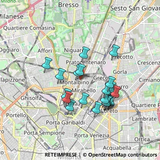 Mappa Piazzale Istria, 20159 Milano MI, Italia (1.6505)