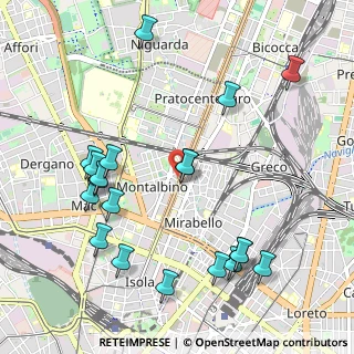 Mappa Piazzale Istria, 20159 Milano MI, Italia (1.1625)