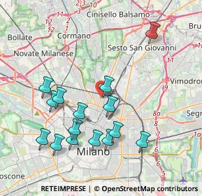 Mappa Piazzale Istria, 20159 Milano MI, Italia (3.998)